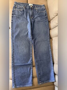 Seven7 Dark Blue Denim High-Rise Jeans